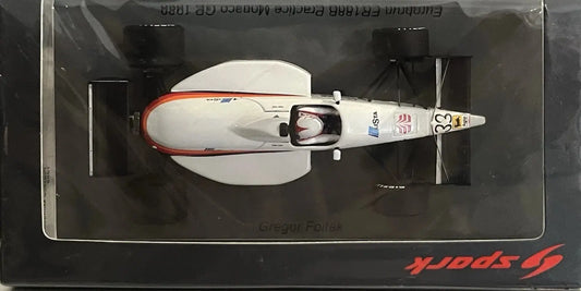 Spark 1/43 ER188B #33 Practice Monaco GP 1989 Gregor Foitek - Racing Model Shop
