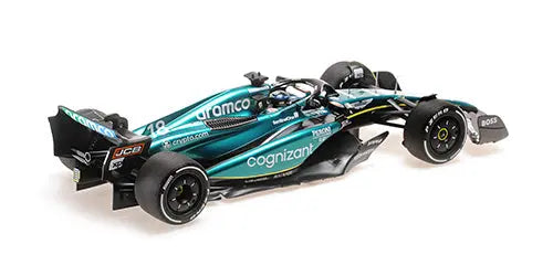 Minichamps 1/18 Aston Martin Aramco Cognizant F1 Team AMR23 Lance Stroll 2023 PREORDER - Racing Model Shop