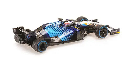 Minichamps 1/43 Williams Mercedes FW43B G Russell 2nd Place Belgian GP 2021 - Racing Model Shop