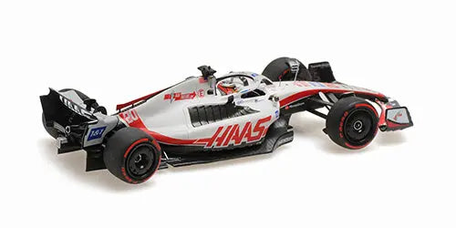 Minichamps 1/43 Haas F1 Team VF-22 – Kevin Magnussen – Pole Position Brazilian GP 2022 - Racing Model Shop