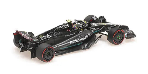 Minichamps 1/43 Mercedes-Amg Petronas F1 W14 E Performance Lewis Hamilton 2nd Spain GP 2023 - Racing Model Shop