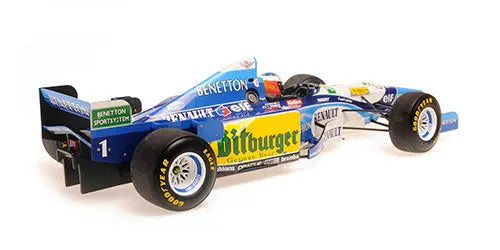 Minichamps 1/12 Benetton Renault B195 – Michael Schumacher – Winner European GP 1995 - Racing Model Shop