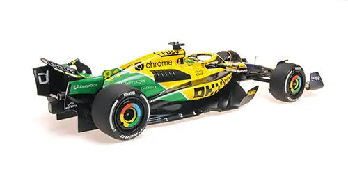 PRE-ORDER - Minichamps 1/12 Mclaren F1 MCL38 TEAM MCLAREN #81 2nd MONACO GP (SENNA 30th ANNIVERSARY) 2024 OSCAR PIASTRI - Racing Model Shop
