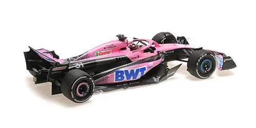 Minichamps 1/18 BWT Alpine F1 A523 Esteban Ocon 2023 PREORDER - Racing Model Shop