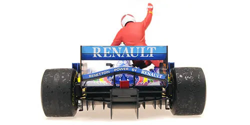 Minichamps 1/18 Benetton Renault B195 Michael Schumacher –Canadian GP 1995 (W/Figurine Alesi) L.E. 702 Pcs. - Racing Model Shop