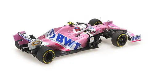Minichamps 1/43 BWT Racing Point F1 Team Mercedes RP20 L Stroll 3rd Sakhir 2020 image 2