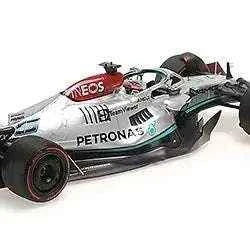 Minichamps 1/18 Mercedes Amg Petronas F1 W13 E G Russell Spain GP 2022 L.E. 630 Pcs