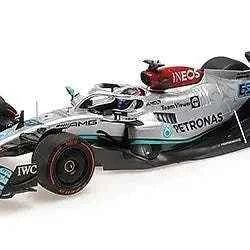 Minichamps 1/18 Mercedes Amg Petronas F1 W13 E G Russell Spain GP 2022 L.E. 630 Pcs