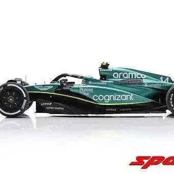 Spark Model 1/18 Aston Martin F1 Amr23 #14 2nd Canada GP 2023 F Alonso