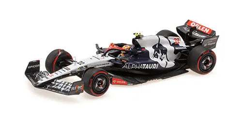 Minichamps 1/43 Scuderia Alphatauri AT04 Yuki Tsunoda 2023 - Racing Model Shop