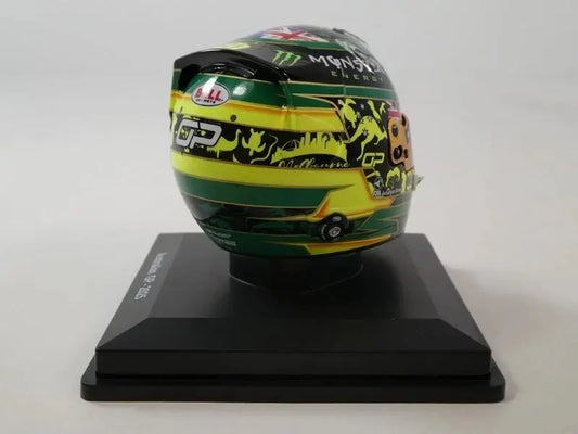 2025 Oscar Piastri McLaren F1 Team Australian GP F1 Replica Helmet 1:5 Scale by Spark #5HF207 - Racing Model Shop