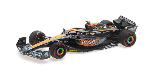 Minichamps 1/43 Mclaren F1 MCL36 Oscar Piastri Abu Dhabi Test 2022 L.E. 192 Pcs - Racing Model Shop