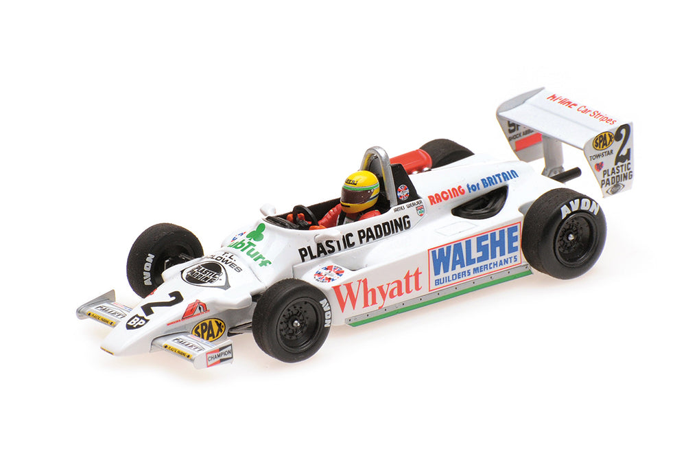 Minichamps 1/43 Ralt Toyota RT3 Ayrton Senna 1ST F3 Test Silverstone September 1982