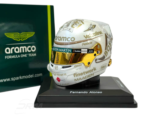 Spark model 1/5 Helmet Aston Martin Aramco Formula One Team - Fernado Alonso - Chinese GP 2025
