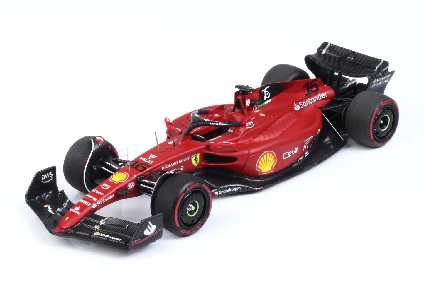 BBR 1/43 Ferrari F1-75 Bahrain GP 2022 Winner Charles Leclerc image 6