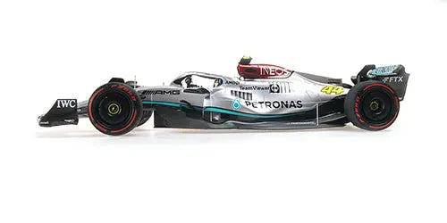 Minichamps 1/18 Mercedes Amg Petronas F1 W13 E L Hamilton Spanish GP 2022 image 1
