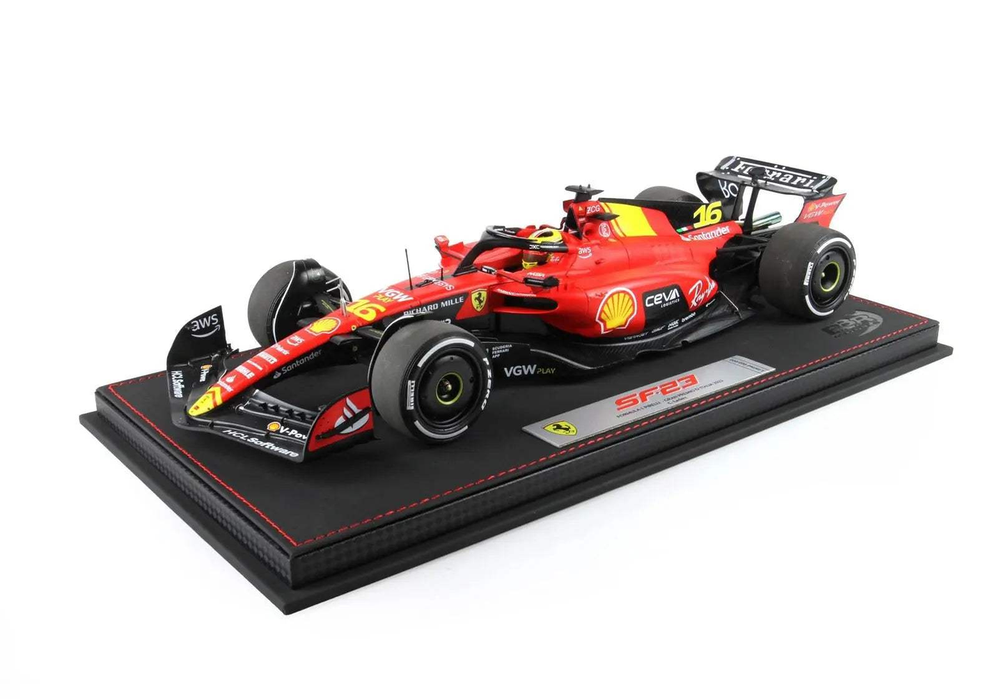 BBR 1/18 Ferrari SF-23 GP Italy Monza 2023 C.Leclerc - Racing Model Shop