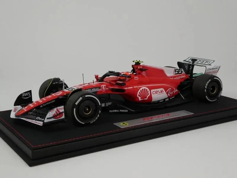 BBR 1/18 F 1 Ferrari SF-23 Las Vegas GP Carlos Sainz 2023 Luxury Edition - Racing Model Shop