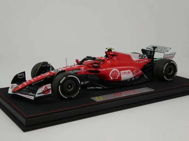 BBR 1/18 F 1 Ferrari SF-23 Las Vegas GP Carlos Sainz 2023 Luxury Edition - Racing Model Shop