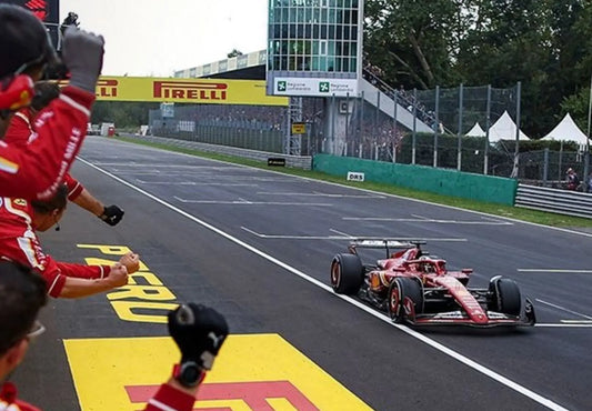 BBR 1/18 Ferrari SF24 Italain GP 2024 - Luxury pack Monza Winner Leclerc # BBR241816DDIE - Racing Model Shop