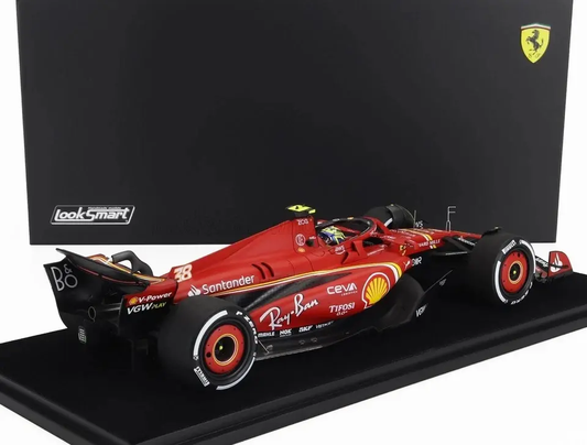 Looksmart 1/18 Ferrari SF-24 Oliver Bearman #38 7th Saudi Arabian GP 2024