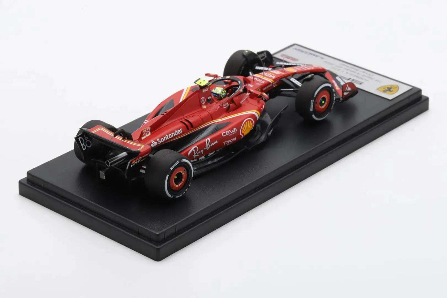Looksmart Models 1/43 Scuderia Ferrari SF-24 Oliver Bearman Saudi Arabia GP model car replica