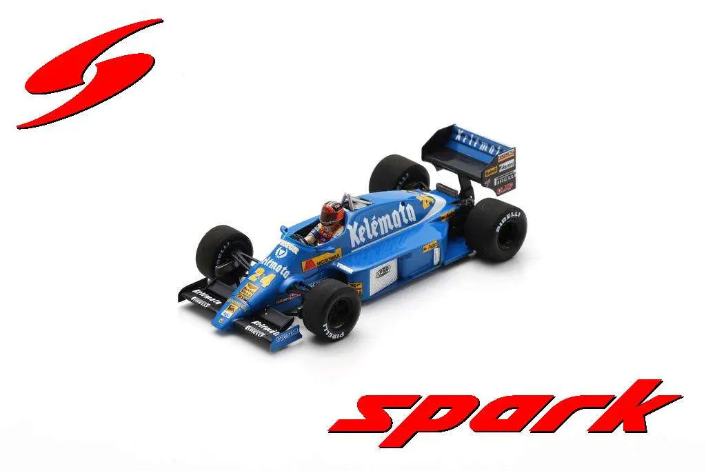 SparkModel 1/43 Osella Fa1g #24 British Gp 1985 Piercarlo Ghinzani - Racing Model Shop