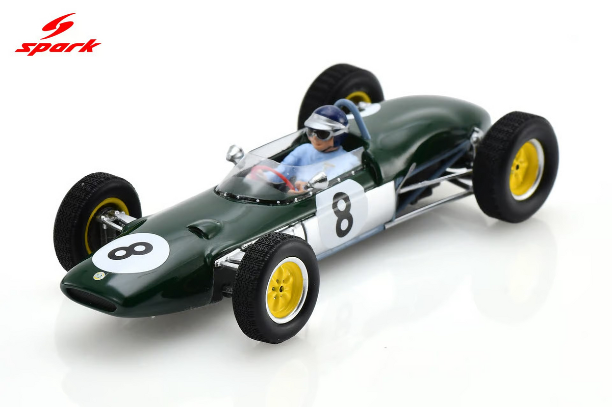 Sparkmodel 1/43 Lotus 21 #8 3rd French GP 1961 Jim Clark