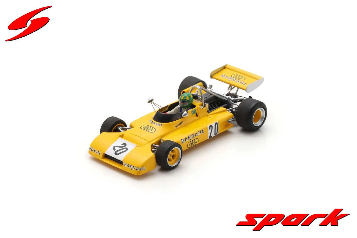 Sparkmodels 1/43 Brabham Bt38 #20 4th Hockenheim GP 1972 Wilson Fittipaldi - Racing Model Shop