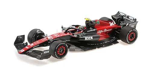 Minichamps 1/18 Alfa Romeo F1 Stake C43 – Guanyu Zhou – Australian GP 2023 - Racing Model Shop