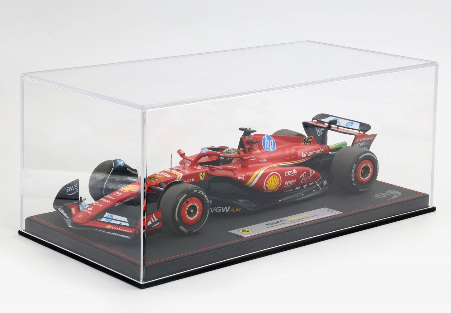 Ferrari SF24 F1 USA GP Austin Winner Leclerc - Diecast Special Pack #BBR241816EDIE Preorder - Racing Model Shop