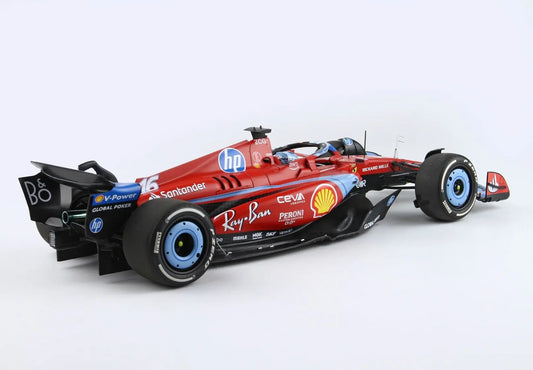 BBR 1/18Ferrari F1 SF-24 #16 Charles Leclerc USA Miami GP 2024 Polifoam Packaging - Racing Model Shop