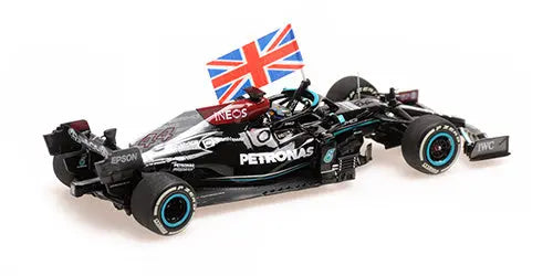 Minichamps 1/43 MercedesAmg F1 Team W12 E Performance Hamilton W/Brit GP 2021 image 1