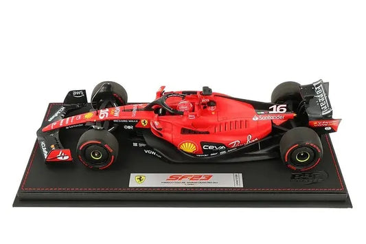 BBR 1/43 Ferrari F1-75 Bahrain GP 2022 Winner Charles Leclerc image 1