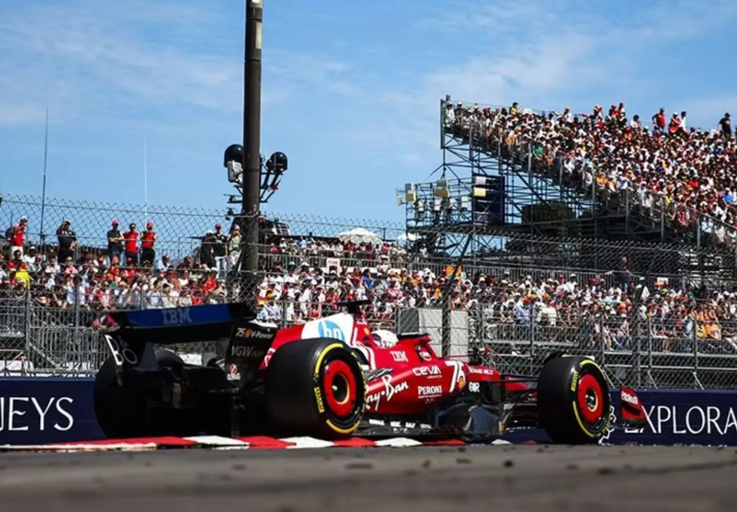 BBR 1/12 Ferrari SF25 Monaco livery for 75 years with Shell Charles Leclerc - Racing Model Shop