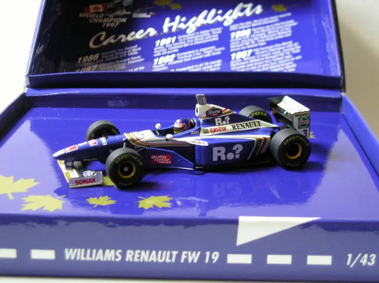 Minichamps 1/43 Williams FW19 Villeneuve World Champion 1997 - Racing Model Shop