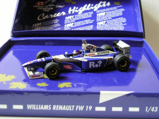 Minichamps 1/43 Williams FW19 Villeneuve World Champion 1997 - Racing Model Shop