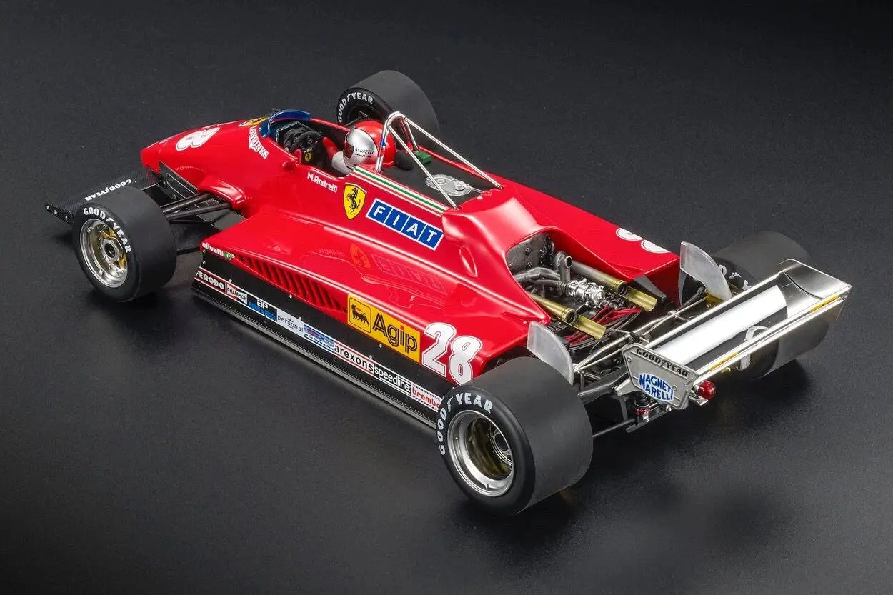 Ferrari 126C2 (Late version 1982) #28 M. Andretti Pole position & 3rd Italy GP, Monza 1982 (version with driver) GP Replicas