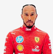 Lewis Hamilton with ferrari in 2025