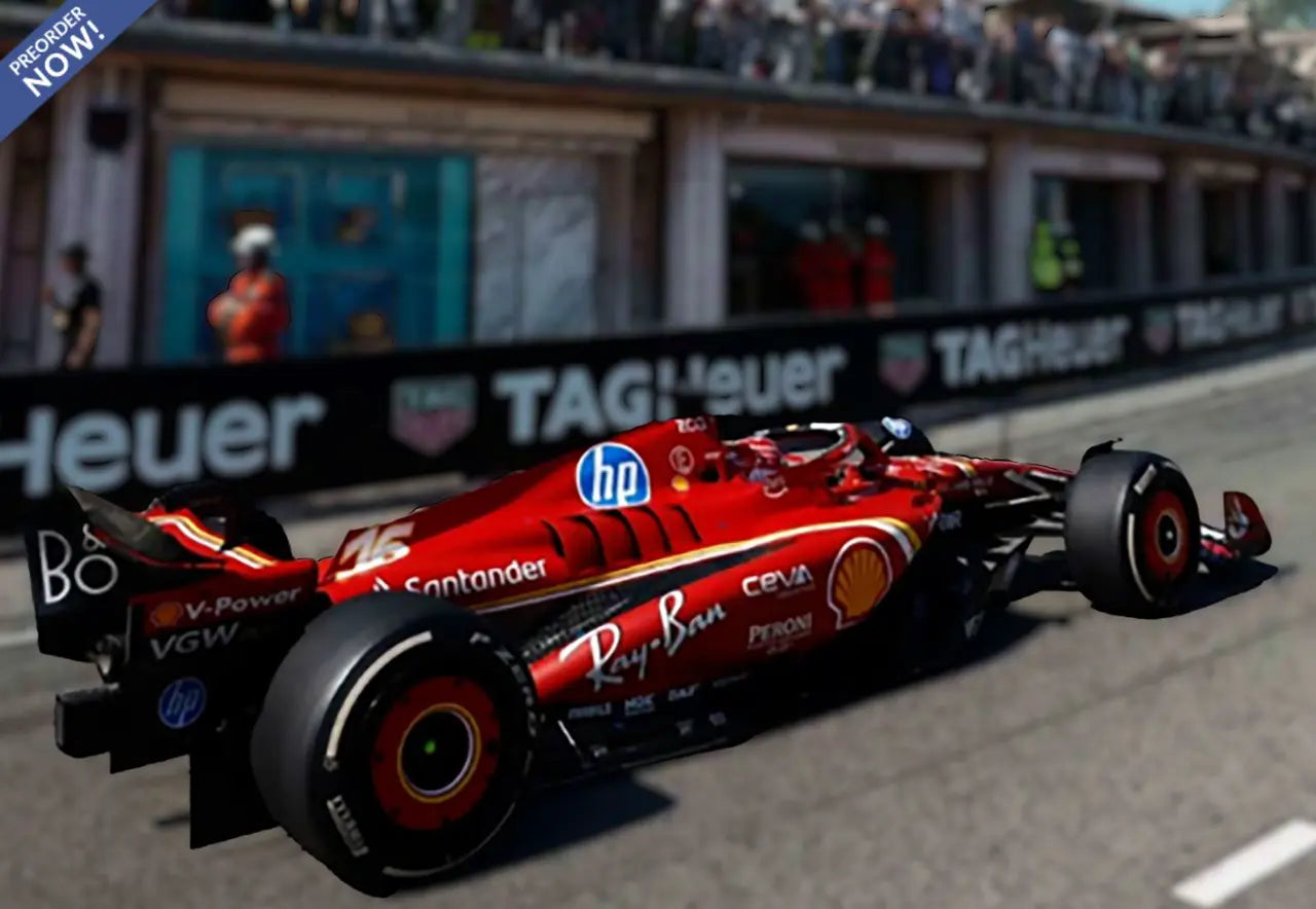 BBR 1/18 Ferrari SF24 Monaco GP 2024 Diecast  Luxury Packaging Winner C. Leclerc image 0