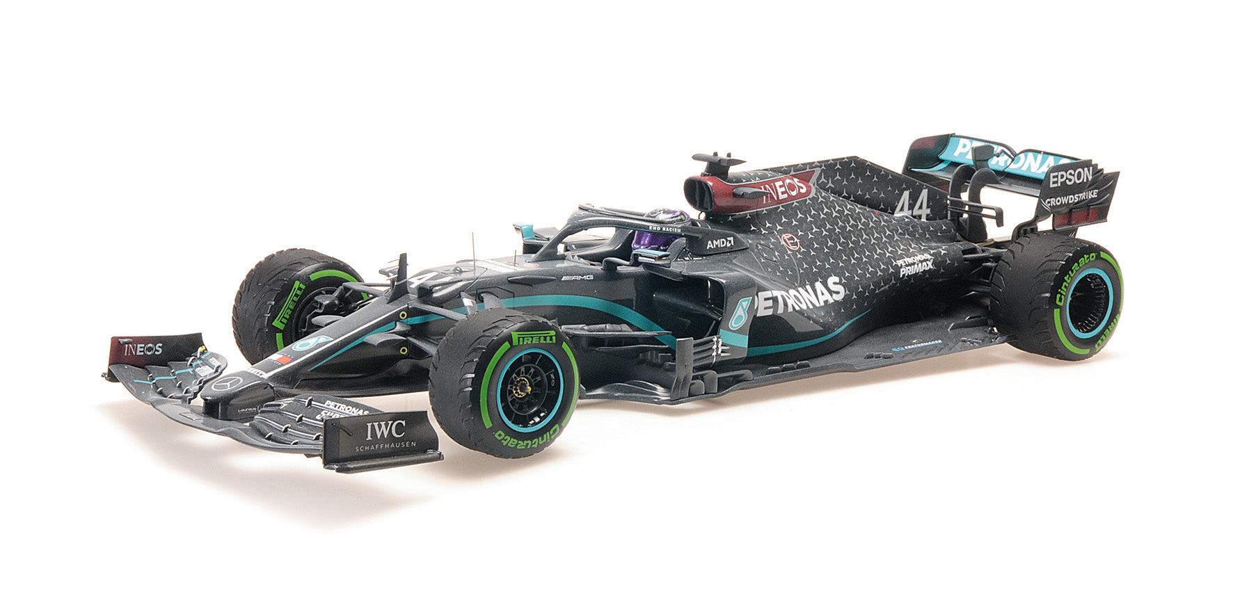 Minichamps 1/12 Mercedes Petronas F1 W11 EQ Performance L Hamilton WC 2020 image 2