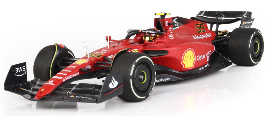 1/18 BBR Ferrari F1- 75  Australian  GP 2022 C. Sainz image 1