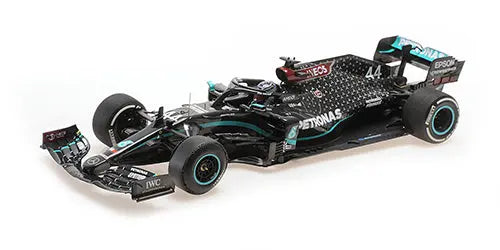 Minichamps 1/18 Mercedes Petronas F1 W11 L. Hamilton  W/British Gp 2020 FlatTyre image 0