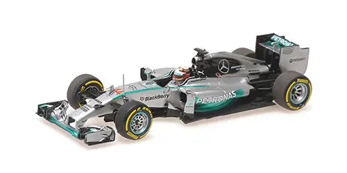 Minichamps 1/43 Mercedes Amg Petronas F1 Team W05  Lewis Hamilton  World Champion 2014 - Racing Model Shop