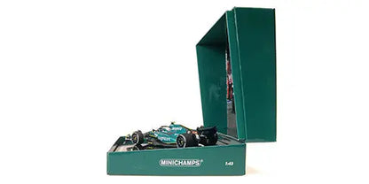 Minichamps 1/43 Aston Martin F1 TEAM AMR22  Vettel Last Race ABU DHABI GP 2022  L.E. 105 pcs. Minichamps