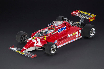 1/18 Ferrari 126 CK G Villeneuve #27 W/Monaco 1981 image 0