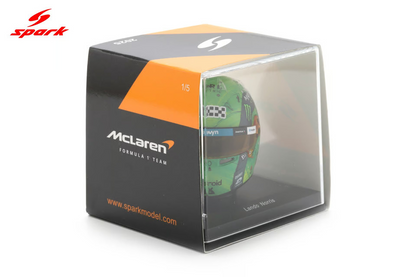 Spark Mini Helmet 1:5 Scale Lando Norris 2025 Las Vegas GP