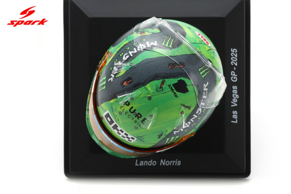 Spark Mini Helmet 1:5 Scale Lando Norris 2025 Las Vegas GP
