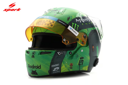 Spark Mini Helmet 1:5 Scale Lando Norris 2025 Las Vegas GP