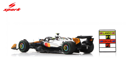 Sparkmodel 1/43 McLaren MCL39 No.4 McLaren Formula 1 Team Winner British GP 2025 Lando Norris